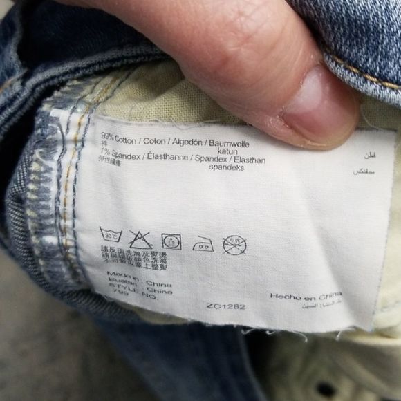 Esprit Jean demin skirt destroyed distressed 26 summer sprint 90s look - Picture 6 of 8